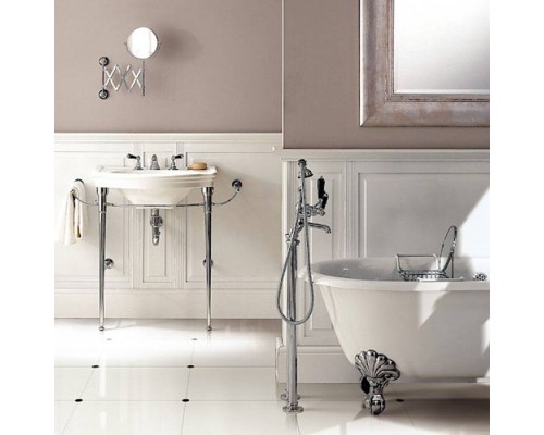 DevonDevon New Etoile Консоль 98х52.5см, с раковиной на 3 отв, напольная, цвет: хром/белая. IBLG3FNET, DENEWETOILECR DevonDevon New Etoile Консоль 98х52.5см, с раковиной на 3 отв, напольная, цвет: хром/белая. IBLG3FNET, DENEWETOILECR