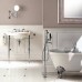DevonDevon New Etoile Консоль 98х52.5см, с раковиной на 3 отв, напольная, цвет: хром/белая. IBLG3FNET, DENEWETOILECR