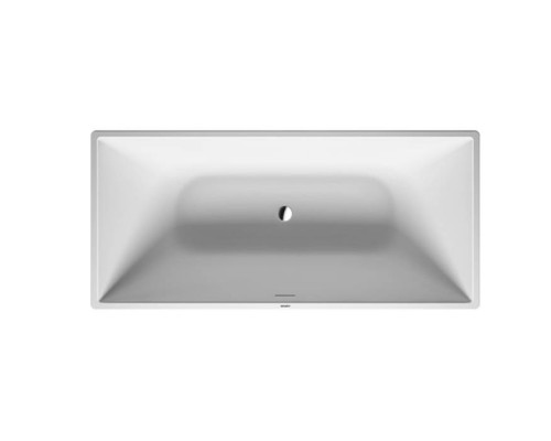Duravit DuraSquare Ванна 185x85x61см, отдельностоящая с панелью и ножками, со спец слив-переливом, цвет: белый. 700430000000000