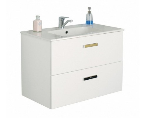 Roca Z.RU90.0.003.2 Victoria Nord Тумба под умывальник подвесная, 2 ящика, 786х550х450 мм, Белый ZRU9000032