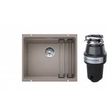 Комплект Мойка Blanco Etagon 500-U серый беж