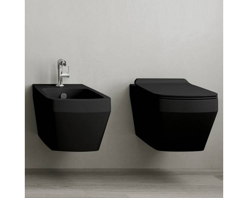 Simas Baden Baden Биде подвесное 56х36см., с 1 отв., цвет: черный матовый. BB19 nero matt*1 Simas Baden Baden Биде подвесное 56х36см., с 1 отв., цвет: черный матовый. BB19 nero matt*1