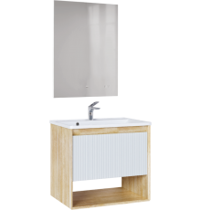 Мебель для ванной комнаты Jorno Tossony 70 сонома светлая, белый