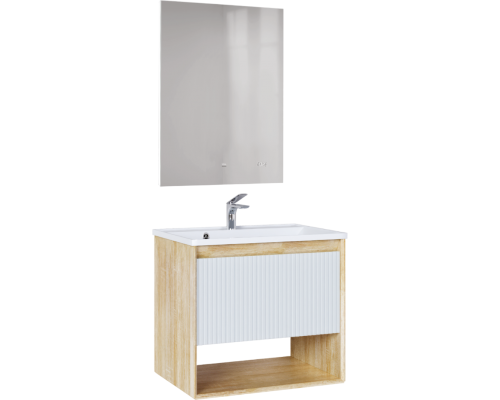 Мебель для ванной комнаты Jorno Tossony 70 сонома светлая, белый