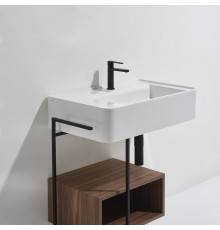 Simas Ratio  Раковина чаша подвесная 55x46xh18 см, с 1 отв. для смесителя, без перелива, цвет: белый. RA55bi