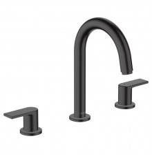 Hansgrohe Vernis Shap Смеситель для раковины, на 3 отв, с донным клапаном, цвет: матовый черный . 71563670