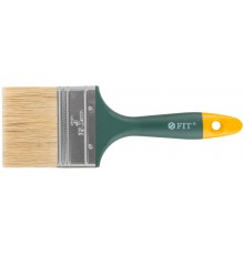 Кисть флейцевая "Контур", натур.светлая щетина, пластиковая ручка  3" (75 мм)