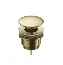 AQM7003BG Донный клапан, PushOpen, золото шлифованное AQM7003BG