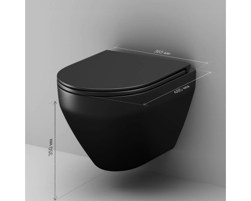 C701700MBSC Унитаз подвесной FlashClean с сиденьем микролифт C701700MBSC Унитаз подвесной FlashClean с сиденьем микролифт