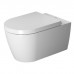 Duravit ME by Starck Унитаз 37x57см., подвесной, с вертикальным смывом, вкл. крепление Durafix, цвет: белый. 2528090000