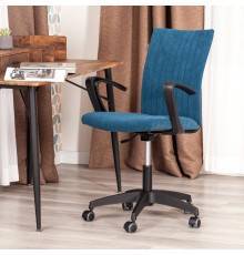 Компьютерное кресло TetChair Spark флок, синий 32