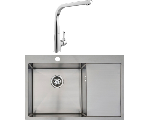 Комплект Мойка Seaman Eco Marino SMB-7851RS + Смеситель MEGA Mega MG-SUN03