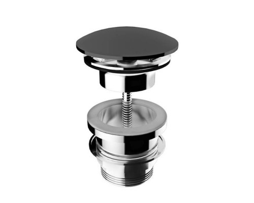 Stella Completamenti Донный клапан для раковин без перелива, цвет: антрацит PVD. UN 09202 PV12 Stella Completamenti Донный клапан для раковин без перелива, цвет: антрацит PVD. UN 09202 PV12