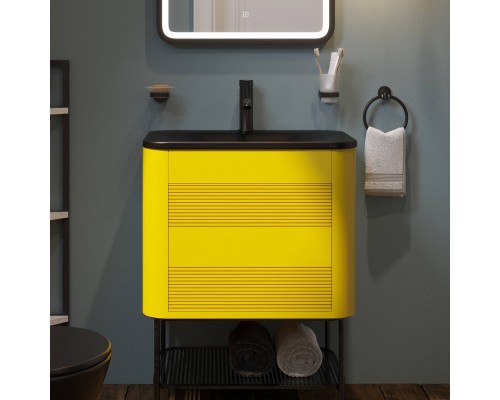 Тумба с раковиной Belinza Twist plus 65 желтая Тумба с раковиной Belinza Twist plus 65 желтая