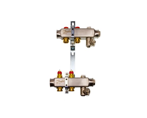 Комплект коллекторов Danfoss SSM-2 для 2 контуров 088U0972
