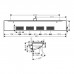 Hansgrohe Rainfinity Боковой/верхний душ 502х81мм с полкой, цвет: хром. 26243000