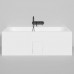 Salini Orlanda Axis Kit Встраиваемая ванна на ножках 170х75х60см., UpDown, сифон, интегрированный слив-перелив, материал: S-Sense, цвет: белый матовый. 103313M