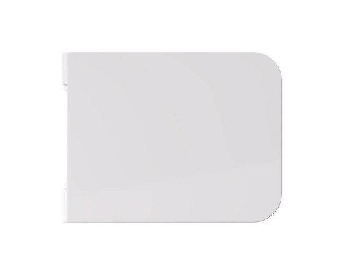 Alice Hide Сиденье с крышкой для унитаза Square, тонкое, с микролифтом, цвет: белый глянцевый/хром. MC3101SQS