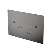 Кнопка смыва для унитаза Boheme 647-GM ультраплоская, gun metall