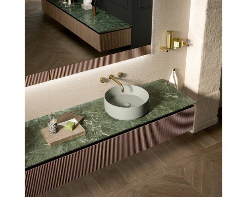 Oasis Naos Композиция №8 Комплект мебели 245х56xh32см, подвесной, мраморный топ verde alp, цвет: золото матовое/орех трубчатый. 0NAOA4D005, 0NAOE10001, 0NAOE10002, 0TDRMR5701+0VSCSPR00000001, 0LVBSPR00000013 Oasis Naos Композиция №8 Комплект мебели 245х56xh32см, подвесной, мраморный топ verde alp, цвет: золото матовое/орех трубчатый. 0NAOA4D005, 0NAOE10001, 0NAOE10002, 0TDRMR5701+0VSCSPR00000001, 0LVBSPR00000013