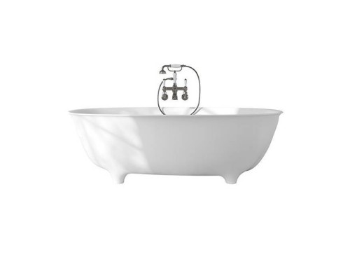 DevonDevon Dove Ванна отдельностоящая, 170.5х52,8х84.6 см, из White tec plus, на ножках, с донным клапаном, цвет: белый. DOVEFSG