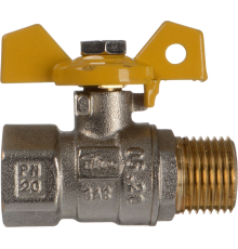 Шаровой кран TeRma GAS 30563 1/2", вн-нар, газ, ручка бабочка