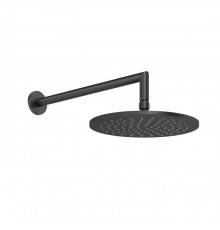 Gessi Anello Верхний душ 25см., с кронштейном, цвет: Black XL. 63348#299
