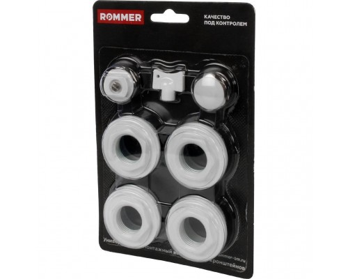 Монтажный комплект ROMMER 1/2 7 в 1 (RAL9016) F011-1/2 (F011-1/2) Монтажный комплект ROMMER 1/2 7 в 1 (RAL9016) F011-1/2 (F011-1/2)