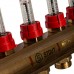 Распределительный коллектор из латуни с расходомерами STOUT 7 выходов (SMB 0473 000007)