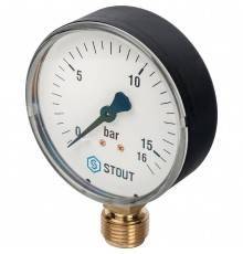 Манометр радиальный STOUT 80 мм (SIM-0010-801615)