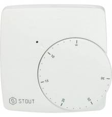 Проводной электронный термостат STOUT WFHT-BASIC со светодиодом STE-0002-000003 (STE-0002-000003)