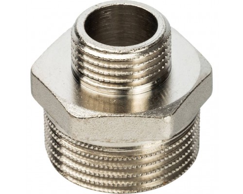 Ниппель НН STOUT переходной никелированный 1 X1/2 (SFT-0004-000112) Ниппель НН STOUT переходной никелированный 1 X1/2 (SFT-0004-000112)