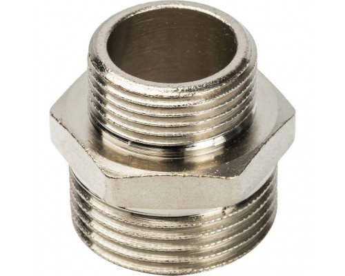Ниппель НН STOUT переходной никелированный 1 X3/4 (SFT-0004-000134) Ниппель НН STOUT переходной никелированный 1 X3/4 (SFT-0004-000134)
