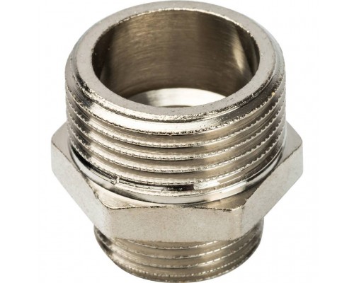 Ниппель НН STOUT переходной никелированный 1 X3/4 (SFT-0004-000134) Ниппель НН STOUT переходной никелированный 1 X3/4 (SFT-0004-000134)