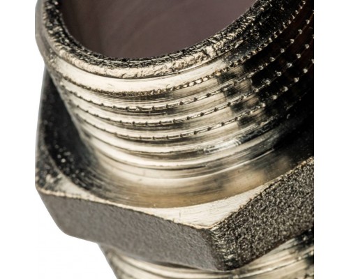 Ниппель НН STOUT переходной никелированный 1 X3/4 (SFT-0004-000134) Ниппель НН STOUT переходной никелированный 1 X3/4 (SFT-0004-000134)