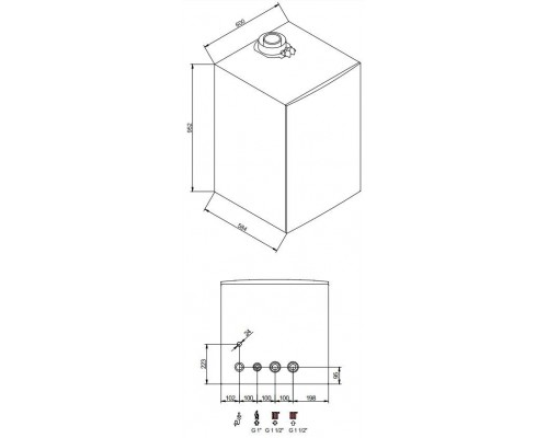Газовый настенный котел Baxi  LUNA DUO-TEC MP+ 1.90  конденсационный большой мощности (7221295)
