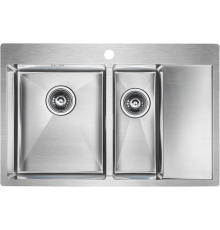 Мойка кухонная Paulmark Kroner PM227851-BSL брашированная нержавеющая сталь L
