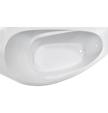 Ванна из искусственного камня Marmo Bagno Турин L 170x95 см, угловая, с ножками, со сливом-переливом, асимметричная