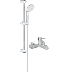 Смеситель для ванны с душем MEGA Sun MG-SUN01 + Душевой гарнитур Grohe Tempesta New 27794001