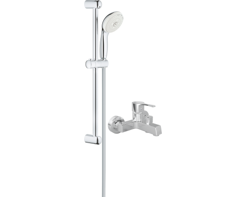 Смеситель для ванны с душем MEGA Sun MG-SUN01 + Душевой гарнитур Grohe Tempesta New 27794001
