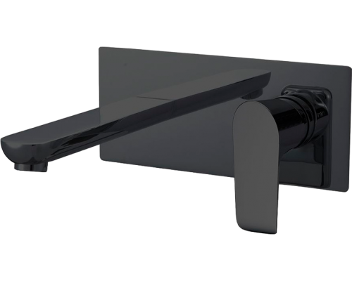 Смеситель для раковины Vincea Esse VBFW-1E1MB С ВНУТРЕННЕЙ ЧАСТЬЮ, черный матовый
