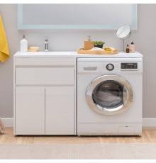 Тумба с раковиной Aquanet Токио 68 1 ящик, 2 двери L