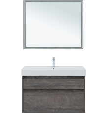 Мебель для ванной комнаты Aquanet Nova Lite 100 дуб рошелье, 2 ящика