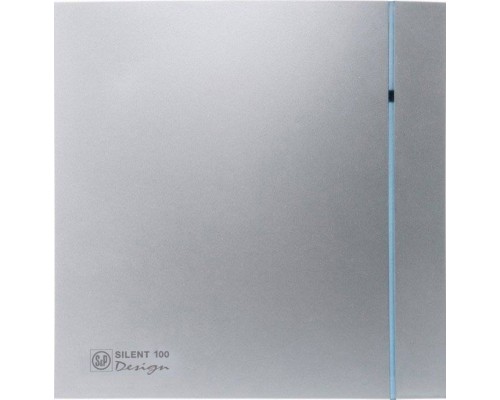 Вытяжной вентилятор Soler Palau Design Silent 100 CRZ Design-3C silver 4 сменных полоски