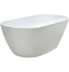 Ванна из искусственного камня Marmo Bagno Палермо 170x80 см, отдельностоящая, овальная