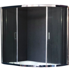 Шторка на ванну Royal Bath Alpine RB170ALP-T-CH, 170 см прозрачное стекло