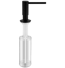 Дозатор для кухонной мойки Paulmark Decus D004-418 черный металлик