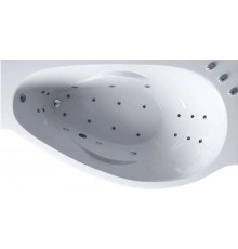 Ванна из искусственного камня Эстет Грация ФР-00010029 премиум R 170x95 см, угловая, с гидромассажем, с каркасом, асимметричная