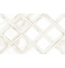 Плитка настенная Global Tile Calacatta Gold 10100001120 глянцевая 40x25 белая, ромбы