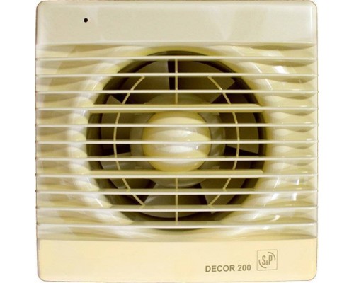 Вытяжной вентилятор Soler Palau Decor 200C ivory
